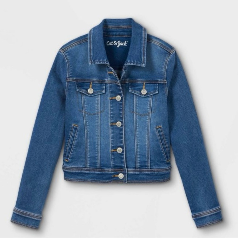 Cat & Jack Classic Blue Jean Jacket for Kids